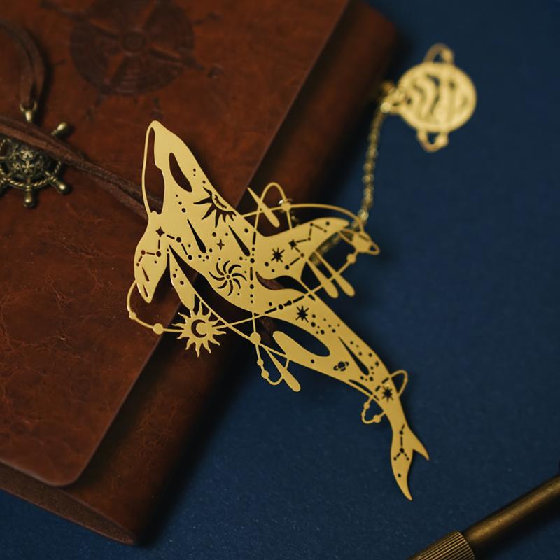 My Orcas Delicate Hollow Out Metal Bookmark 95*55mm 2021 New Brass Book Marker Stationery Gift
My Orcas Delicate Hollow Out Metal Bookmark 95*55mm 2021 New Brass Book Marker Stationery Gift