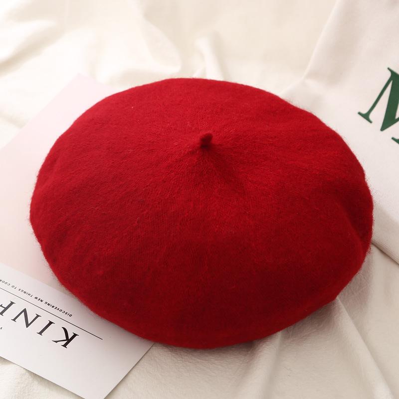 Lady spring Winter Berets Hat Painter style hat Women Wool Vintage Berets Solid Color Caps Female Bonnet Warm Walking Cap, 14
Lady spring Winter Berets Hat Painter style hat Women Wool Vintage Berets Solid Color Caps Female Bonnet Warm Walking Cap, 14