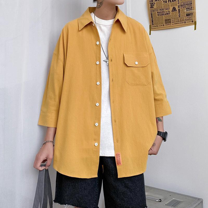Casual Spring Autumn Harajuku Shirts Men Long Sleeve High Quality 2020 Japan Style Loose Streetwear Plus Size -5XL Clothes1, Khaki
Casual Spring Autumn Harajuku Shirts Men Long Sleeve High Quality 2020 Japan Style Loose Streetwear Plus Size -5XL Clothes1, Khaki