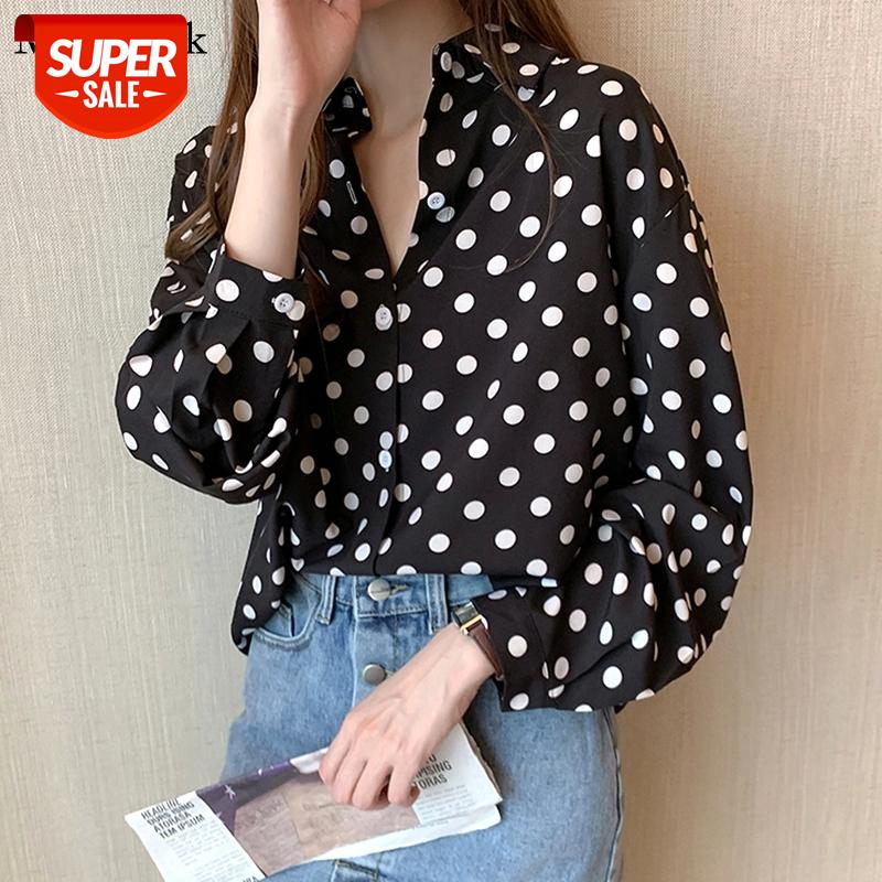 Autumn Long Sleeve Chiffon Blouse Women Polka Dot Turn-down Collar Cardigan Women Blouses Casual Office Lady Shirts 10430 #rl1k, White
Autumn Long Sleeve Chiffon Blouse Women Polka Dot Turn-down Collar Cardigan Women Blouses Casual Office Lady Shirts 10430 #rl1k, White