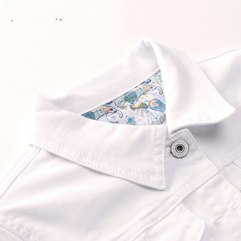 White Jean Jacket Women Womens Jackets and Coats Jean Slim Short Coat Jacket Feminina Slim Top Outwear Jeans Woman Jacket 201026