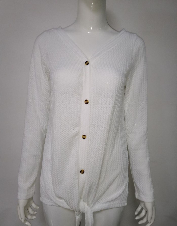 Ladies Women's Knitted Cotton Cardigans Tops Sweaters Full Sleeves V-Neck Plus Sizes S-XXL
