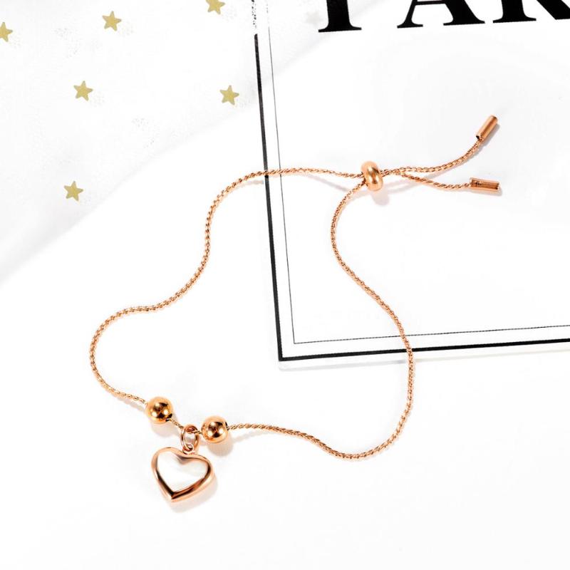Bracelet For Women Stainless Steel Bracelet Luxury Jewelry Rose Gold Heart Titanium Steel Ladies Gifts Love Friends
Bracelet For Women Stainless Steel Bracelet Luxury Jewelry Rose Gold Heart Titanium Steel Ladies Gifts Love Friends