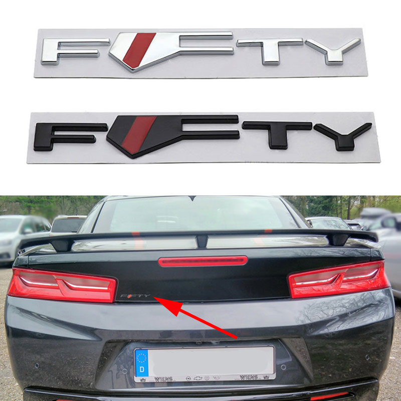 For Camaro FIFTY Emblem Car Logo Sticker Fender Rear Trunk Silver Black Letter Auto Badge Nameplate
For Camaro FIFTY Emblem Car Logo Sticker Fender Rear Trunk Silver Black Letter Auto Badge Nameplate