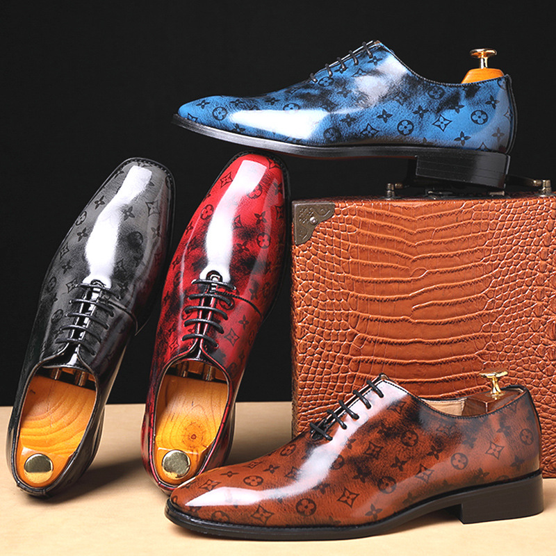 2020 Men Dress Shoes Men Formal Casual Leather Shoe Wedding Oxfords Pointed Toe Flats Print Luxury Elegant Party Big Size Shoes, Black
2020 Men Dress Shoes Men Formal Casual Leather Shoe Wedding Oxfords Pointed Toe Flats Print Luxury Elegant Party Big Size Shoes, Black