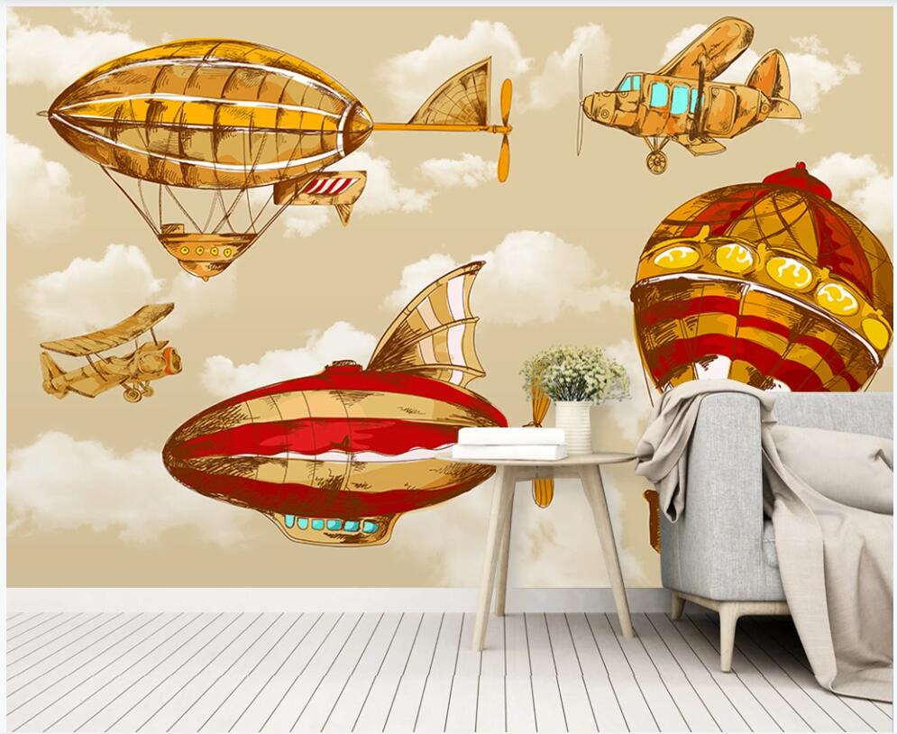 WDBH 3d room wallpaper custom photo Hand drawn cartoon hot air balloon airplane children room 3d wall murals wallpaper for walls 3 d, Non-woven
WDBH 3d room wallpaper custom photo Hand drawn cartoon hot air balloon airplane children room 3d wall murals wallpaper for walls 3 d, Non-woven