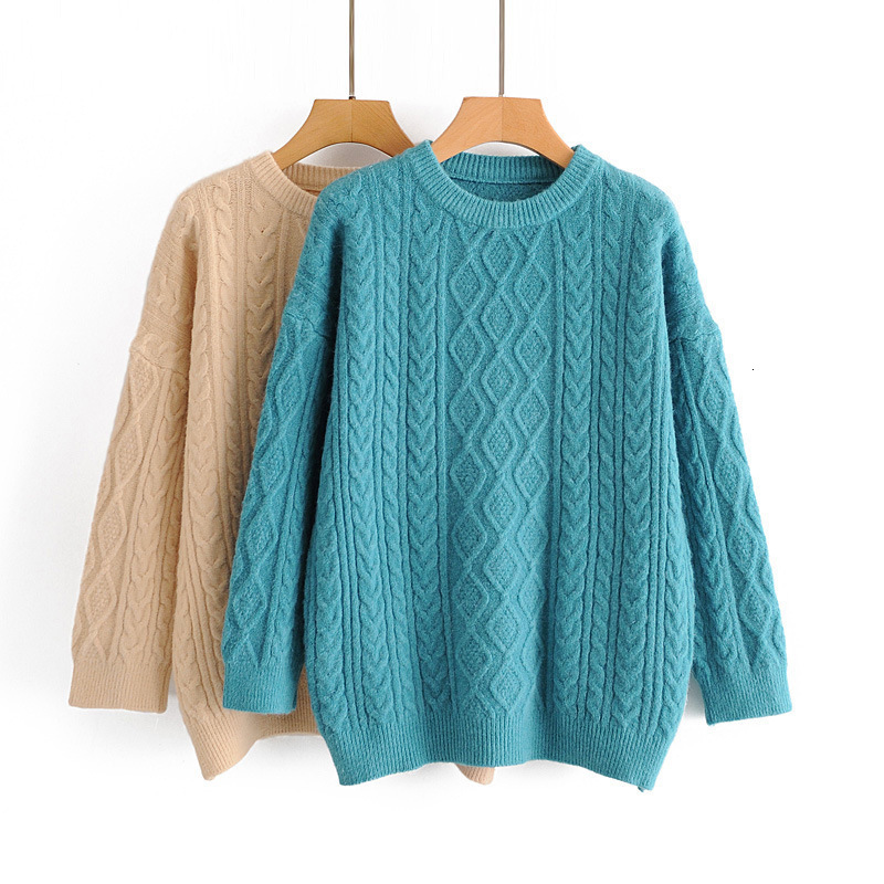 2021 New Tl 7222- Autumn Europe and the United States Women's Pure Loose Twist Pullovers Female Jrwt, One size
2021 New Tl 7222- Autumn Europe and the United States Women's Pure Loose Twist Pullovers Female Jrwt, One size