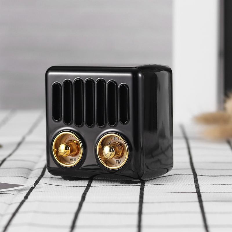 Portable Vintage Radio Retro Mini Bluetooth Speaker Strong Bass Enhancement Support FM TF Card AUX Audio MP3 Player
Portable Vintage Radio Retro Mini Bluetooth Speaker Strong Bass Enhancement Support FM TF Card AUX Audio MP3 Player