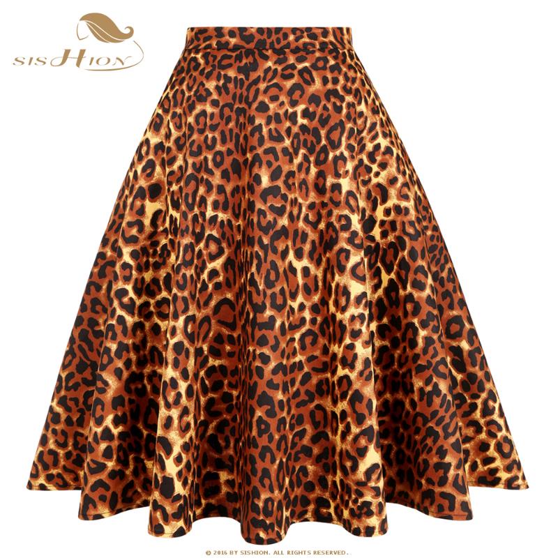 SISHION 2020 Autumn New Vintage Cotton Women Skirt SS0007 -XXL Plus Size A Line Swing Long Midi Animal Printed Leopard Skirt, Yellow leopard
SISHION 2020 Autumn New Vintage Cotton Women Skirt SS0007 -XXL Plus Size A Line Swing Long Midi Animal Printed Leopard Skirt, Yellow leopard