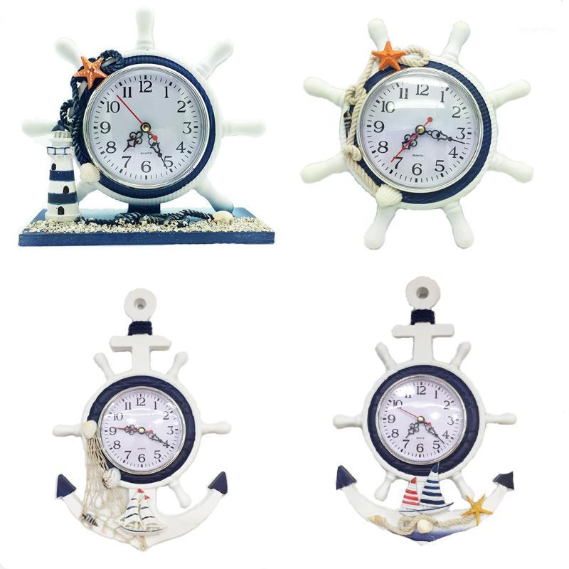 Mediterranean Style Wood Anchor Clock Hanging Wall Clock Ship Wheel Desk Table for Bedroom Living Room Nautical Decor1
Mediterranean Style Wood Anchor Clock Hanging Wall Clock Ship Wheel Desk Table for Bedroom Living Room Nautical Decor1
