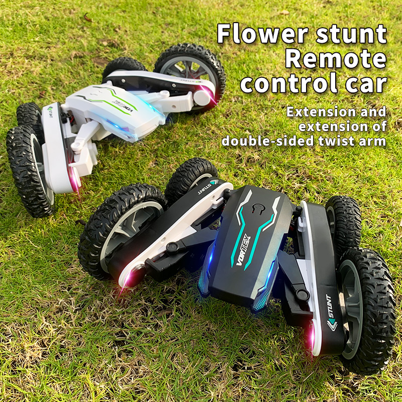 4WD 2.4GH Off Road Boys gift High Speed RC Crawler Stunt Car Toys For Children Drift Buggy 360° Rotating Flips Vehicles
