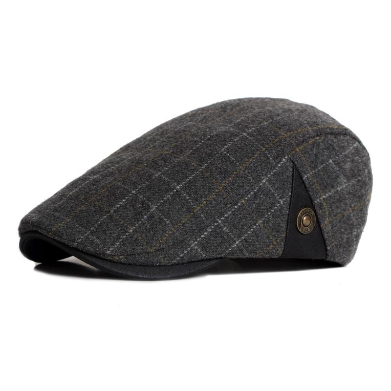 2020 Brand New Men Women Berets Hats British Western Style Warm Wool Flat Brim Hat Classic Vintage Plaid Beret Hat chapeau femme, Blue
2020 Brand New Men Women Berets Hats British Western Style Warm Wool Flat Brim Hat Classic Vintage Plaid Beret Hat chapeau femme, Blue