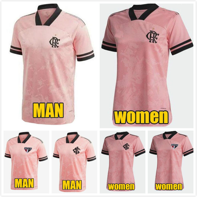 2020 2021 camisa de Flamengo Outubro Rosa football jersey Sao Paulo sao SC Internacional pink special soccer jerseys man women uniform 20/2, Home 
2020 2021 camisa de Flamengo Outubro Rosa football jersey Sao Paulo sao SC Internacional pink special soccer jerseys man women uniform 20/2, Home