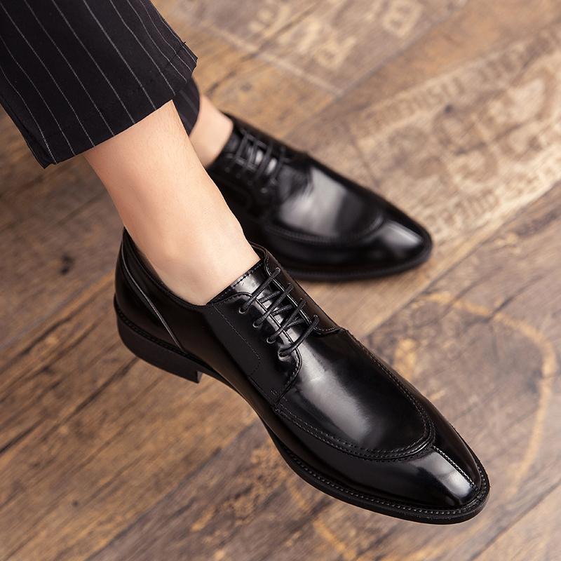 Luxury Men's Shoes Elegant Dress Leather Shoes Big Size 38-48 Pointed Toe Business Men Formal Wedding Shoe Black Red Brown
Luxury Men's Shoes Elegant Dress Leather Shoes Big Size 38-48 Pointed Toe Business Men Formal Wedding Shoe Black Red Brown