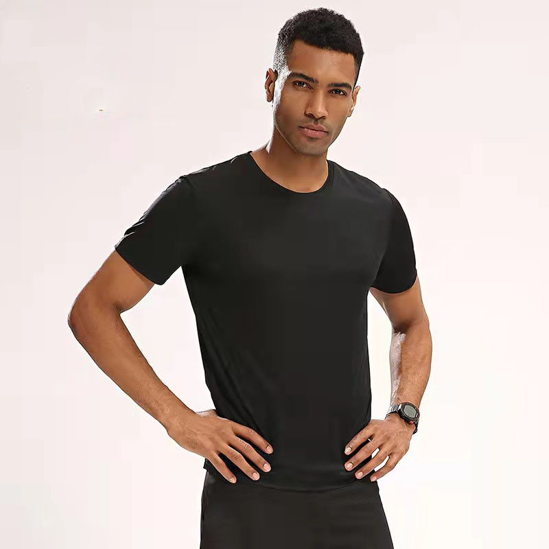 Summer men's t shirt Polos designer Tees outdoor sports fitness loose short-sleeved knitted round neck T-shirt breathable quick-drying size M-2XL, White;black
Summer men's t shirt Polos designer Tees outdoor sports fitness loose short-sleeved knitted round neck T-shirt breathable quick-drying size M-2XL, White;black