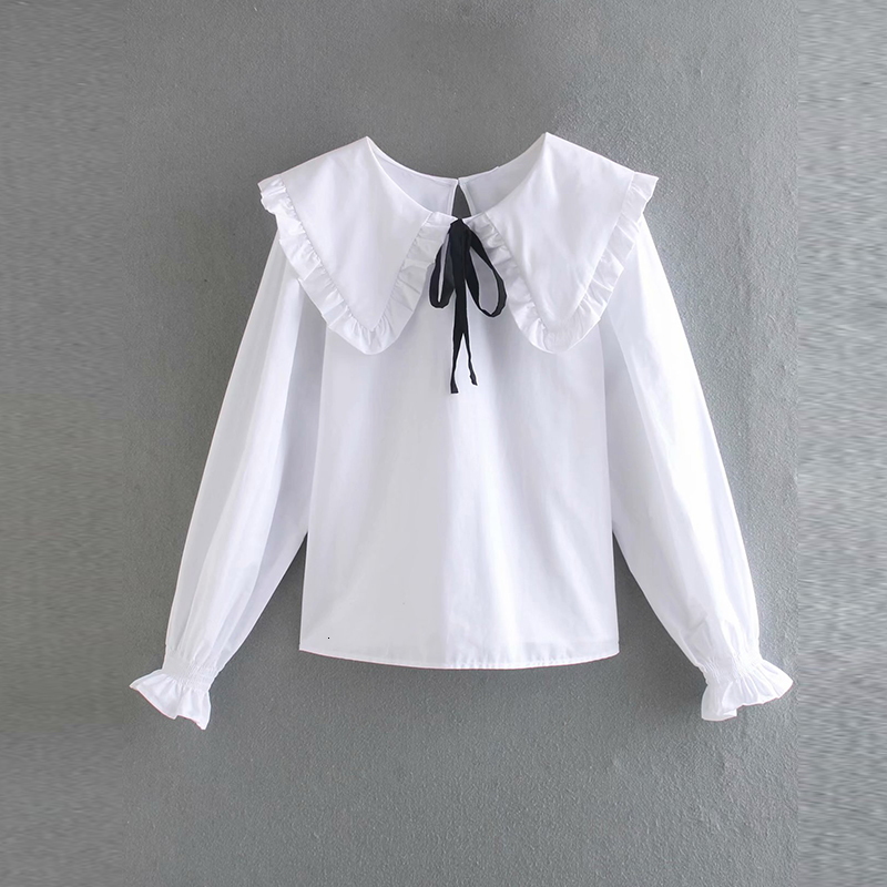 2021 New Women Spring Short Blouses Shirts Peter Pan Collar Fashion Tie Bow Streetwear Ladies Oversized Casual Tops Cc3050 32ma, White
2021 New Women Spring Short Blouses Shirts Peter Pan Collar Fashion Tie Bow Streetwear Ladies Oversized Casual Tops Cc3050 32ma, White