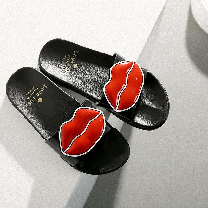 Summer New Sexy Women's Red Lip Slippers Non-slip Home Indoor Women's Bathroom Platform Shoes Flat Sandals1, Purple
Summer New Sexy Women's Red Lip Slippers Non-slip Home Indoor Women's Bathroom Platform Shoes Flat Sandals1, Purple