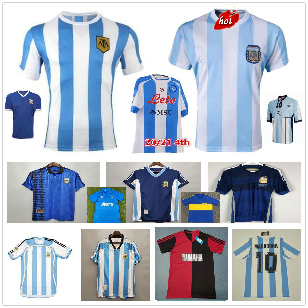 1986 1996 2014 Retro Argentina Soccer Jersey MARADONA NEWELLS Boca Juniors Naples Napoli 78 86 94 96 98 06 men+kids home away Football Shirt, 2006
1986 1996 2014 Retro Argentina Soccer Jersey MARADONA NEWELLS Boca Juniors Naples Napoli 78 86 94 96 98 06 men+kids home away Football Shirt, 2006