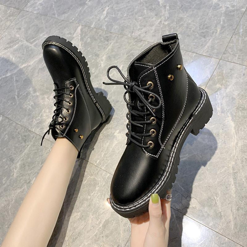 Lady Boots Round Toe Shoes Lace Up Flat Heel Luxury Designer Boots-Women Fashion 2021 Med Rock Ankle Lace-Up Fabric PVC Retro1
Lady Boots Round Toe Shoes Lace Up Flat Heel Luxury Designer Boots-Women Fashion 2021 Med Rock Ankle Lace-Up Fabric PVC Retro1
