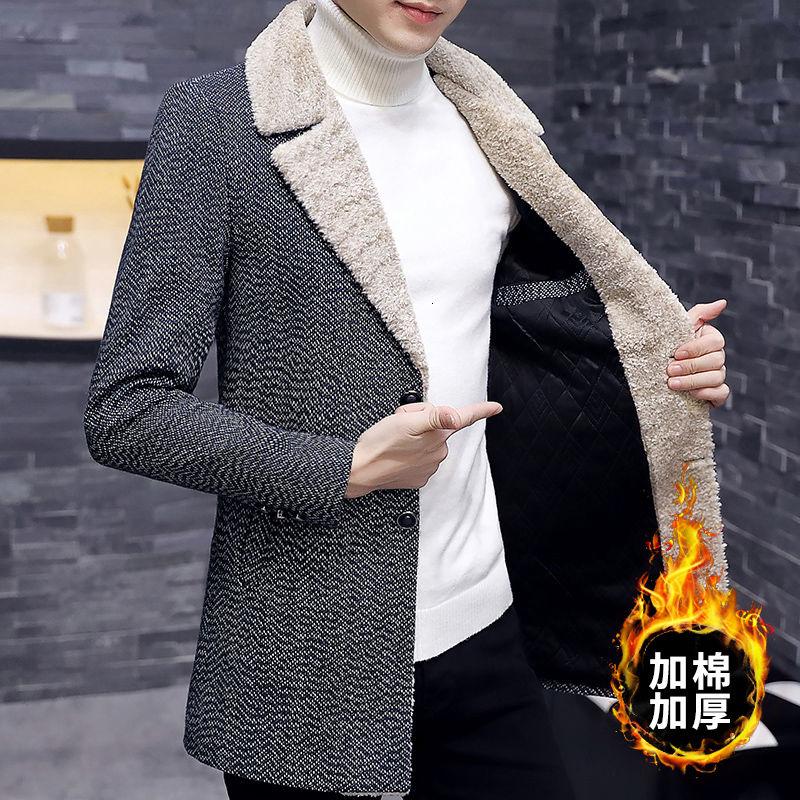Winter Woolen Coat Men Fur Collar Warm Trench Coat Manteau Homme Overcoat Size M-3XL 2020 Male Wool Blend Mid Long Jacket, Black
Winter Woolen Coat Men Fur Collar Warm Trench Coat Manteau Homme Overcoat Size M-3XL 2020 Male Wool Blend Mid Long Jacket, Black