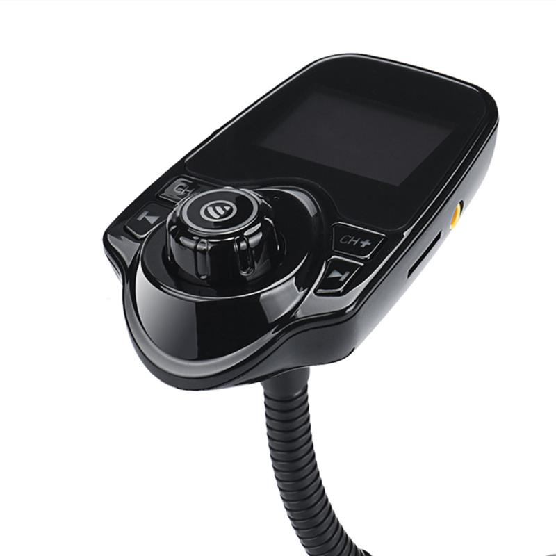 

2020 New Bluetooth Wireless Car Mp3 Player Handsfree Car Kit FM Transmitter A2DP 5V 2.1A Dual USB LCD Display FM Modulator