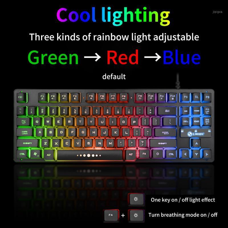 87 Keys Mechanical Keyboard Wired Gaming Keyboard Mix Backlit Anti-ghosting Blue Red Switch For Game Laptop PC1
87 Keys Mechanical Keyboard Wired Gaming Keyboard Mix Backlit Anti-ghosting Blue Red Switch For Game Laptop PC1