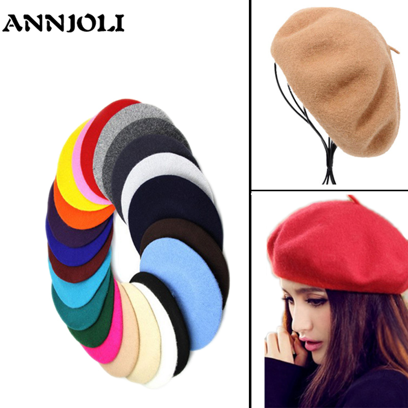 Berets ANNJOLI French Style Solid Casual Vintage Women's Hat Beret Plain Cap Girl's Wool 17 Colors Women, Black
Berets ANNJOLI French Style Solid Casual Vintage Women's Hat Beret Plain Cap Girl's Wool 17 Colors Women, Black