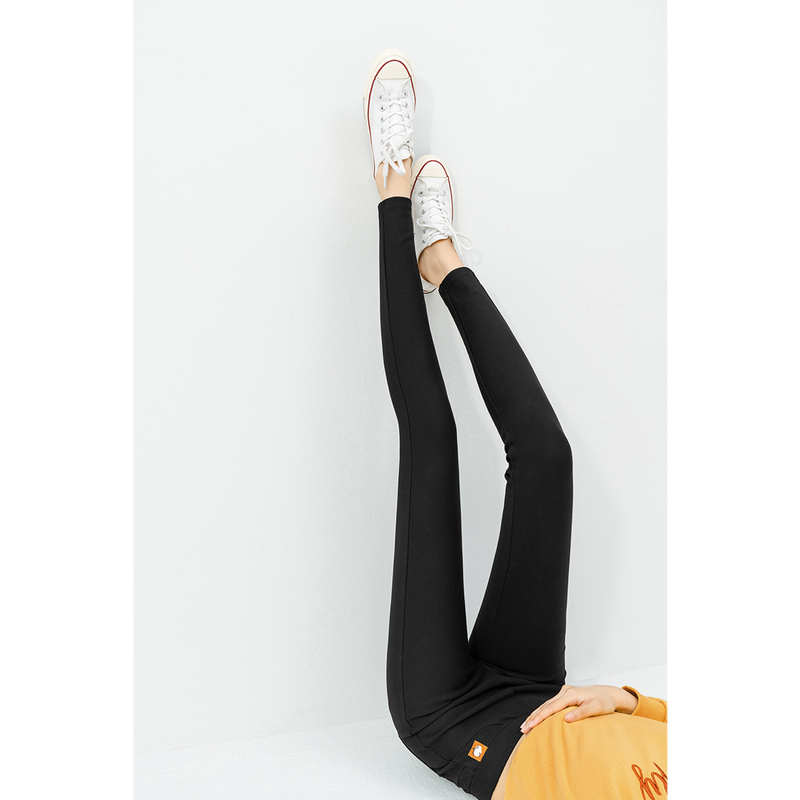 INMAN Winter New Arrivals Black Long Slim Fit High Waist Elastic Relax Women's Trousers 201111