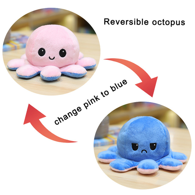 Wholesale 50Pcs Reversible Flip octopus Plush Stuffed Toy Soft Animal Home Accessories Children gifts toys dolls
Wholesale 50Pcs Reversible Flip octopus Plush Stuffed Toy Soft Animal Home Accessories Children gifts toys dolls