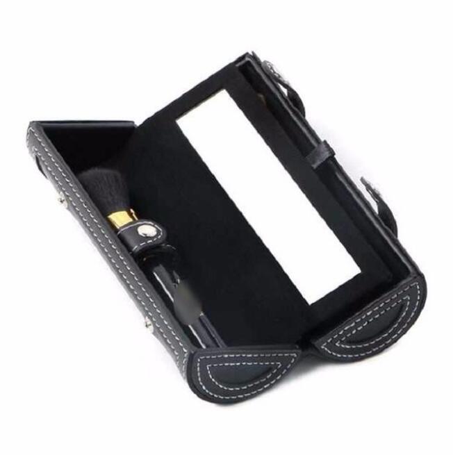 Hot M 9 Pcs Makeup Brushes Set Kit Travel Beauty Professional Wood Handle Foundation Lips Cosmetics Makeup Brush with Holder Cup Case