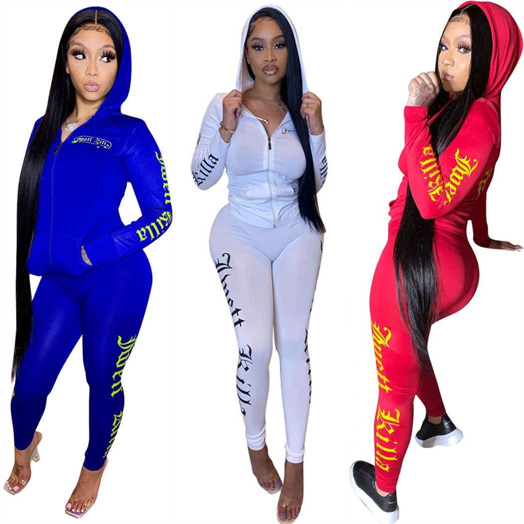 Lucky Label Sporty 2 Piece Tracksuits Hoodie Sweatpants Womans Sweatsuits Two Outfits Sexy Matching Sets C16-DC37, Gray
Lucky Label Sporty 2 Piece Tracksuits Hoodie Sweatpants Womans Sweatsuits Two Outfits Sexy Matching Sets C16-DC37, Gray