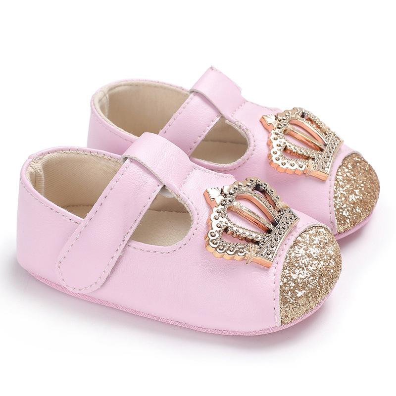 New Baby Shoes Pink Crown Princess Baby Girl Shoes Cotton PU Leather Mary Jane Newborn First Walkers Toddler for Girls
New Baby Shoes Pink Crown Princess Baby Girl Shoes Cotton PU Leather Mary Jane Newborn First Walkers Toddler for Girls