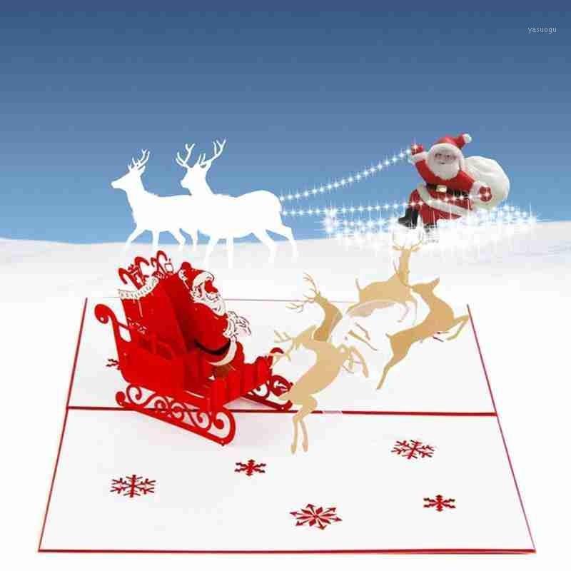 Christmas Greeting Card Deer Car Paper Carving Holiday Blessing Card Merry Christmas Decor Gift 3D Handmade Greeting1
Christmas Greeting Card Deer Car Paper Carving Holiday Blessing Card Merry Christmas Decor Gift 3D Handmade Greeting1