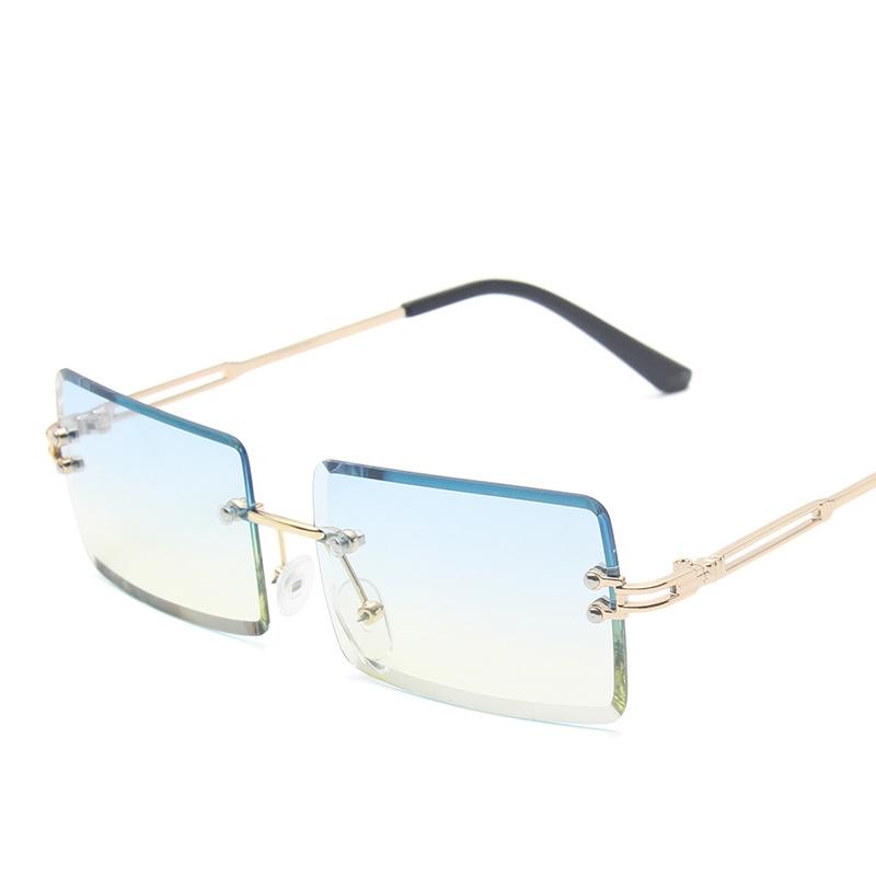 2021 Retro Sunglasses Women Brand Designer Fashion Rimless Gradient Sun Glasses Shades Cutting Lens Ladies Frameless Eyeglasses
2021 Retro Sunglasses Women Brand Designer Fashion Rimless Gradient Sun Glasses Shades Cutting Lens Ladies Frameless Eyeglasses