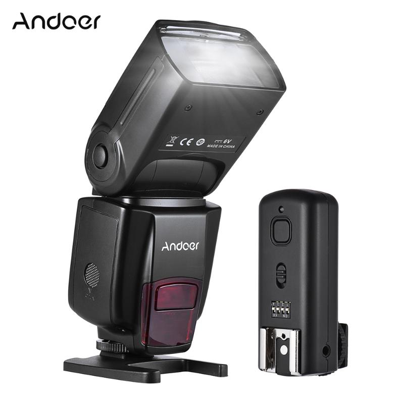 Andoer Wireless Speedlite for Camera AD560 IV 2.4G Slave Flash Light GN50 w/ Trigger for DSLR Cameras
Andoer Wireless Speedlite for Camera AD560 IV 2.4G Slave Flash Light GN50 w/ Trigger for DSLR Cameras