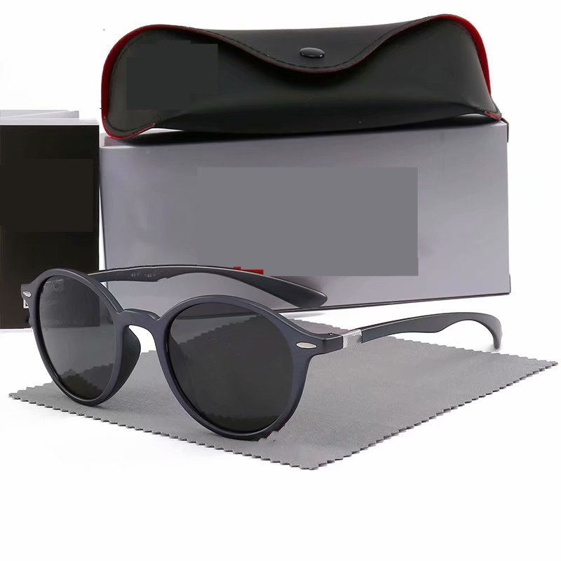 4237 Fashion Brand design Polarized Sunglasses driving Eyewear Metal Gold Frame Glasses Men Women Mirror Sunglasses glass Lens