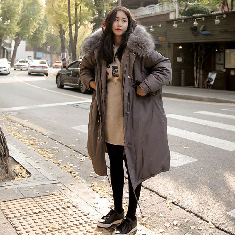 Women Winter Warm Coat Hooded Streetwear Sustans Army Green Outwear Jacket Long Mujer Parkas Womens Clothing 201019