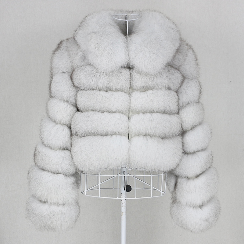 OFTBUY 2020 Luxury Real Fur Coat Winter Jacket Women Natural Fox Fur Outerwear Thick Warm Turn-down Collar Zipper Streetwear, Smaller fur style
OFTBUY 2020 Luxury Real Fur Coat Winter Jacket Women Natural Fox Fur Outerwear Thick Warm Turn-down Collar Zipper Streetwear, Smaller fur style