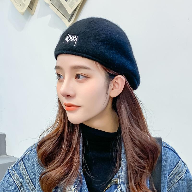 Wool Beret hat Female Korean Warm Minimal Versatile Hats Fashion designer bonnet beanie cap
Wool Beret hat Female Korean Warm Minimal Versatile Hats Fashion designer bonnet beanie cap