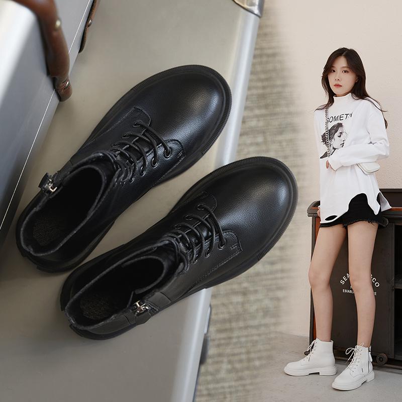Hot Leather Fashon Boots Winter Zipper Short Boots for Women Round Toe Lace Platform Women Shoes Pure Handmade Rubber Size 34-40, Black
Hot Leather Fashon Boots Winter Zipper Short Boots for Women Round Toe Lace Platform Women Shoes Pure Handmade Rubber Size 34-40, Black
