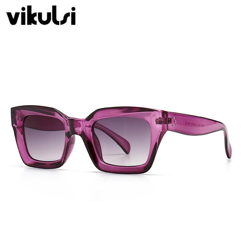 Sunglasses Vintage Transparent Purple Women Square Shades Brand Rectangle Sun Glasses 90s Girl UV400
Sunglasses Vintage Transparent Purple Women Square Shades Brand Rectangle Sun Glasses 90s Girl UV400