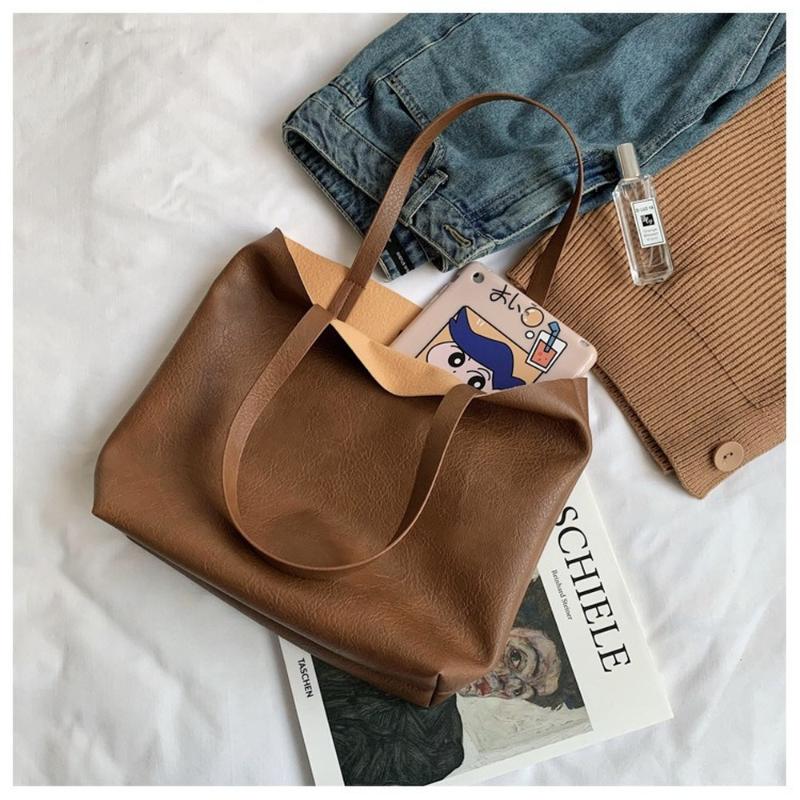 2021 New Korean Style Women Fashion Shoulder Bag Soft Pu Leather Large Capacity Handbag College Ctudent Book Bag, Black
2021 New Korean Style Women Fashion Shoulder Bag Soft Pu Leather Large Capacity Handbag College Ctudent Book Bag, Black