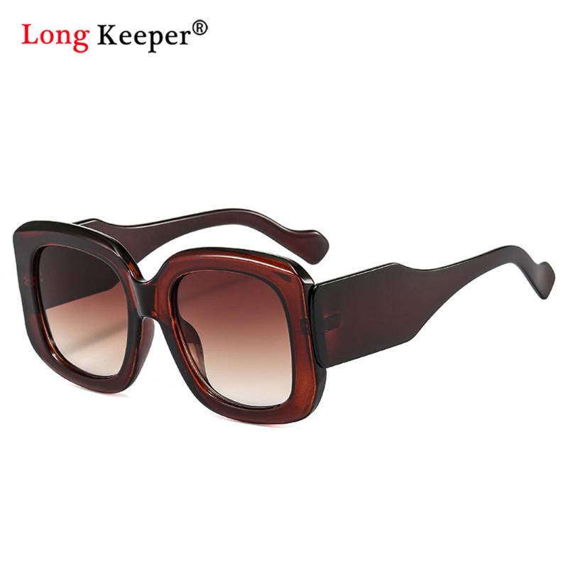 Sunglasses Fashion Women Designer Oversized Square Sun Glasses Female Summer Style Shades UV400 Brown Frame
Sunglasses Fashion Women Designer Oversized Square Sun Glasses Female Summer Style Shades UV400 Brown Frame