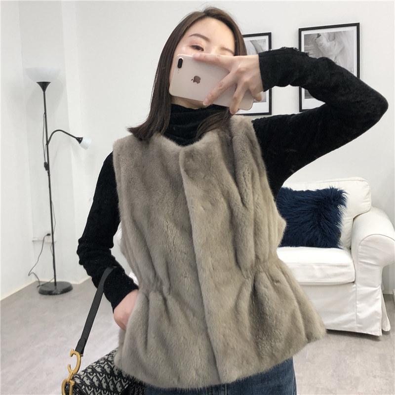 Real Fur Coat Women Clothes 2019 Autumn Winter Real Fur Vest 100% Jacket Waistcoat Korean Manteau Femme 1855 YY22621, White
Real Fur Coat Women Clothes 2019 Autumn Winter Real Fur Vest 100% Jacket Waistcoat Korean Manteau Femme 1855 YY22621, White