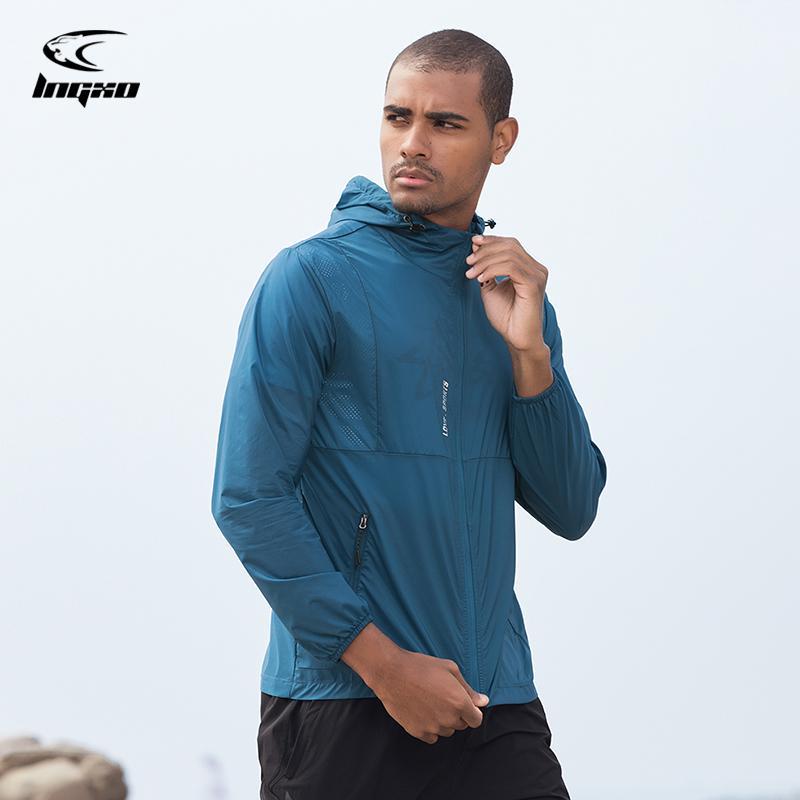 LNGXO Waterproof Jacket Men Quick Dry Hunting Clothes Sun Protection Camping Hiking Jacket Outdoor Cycling Skin Coat Anti-UV1, White 
LNGXO Waterproof Jacket Men Quick Dry Hunting Clothes Sun Protection Camping Hiking Jacket Outdoor Cycling Skin Coat Anti-UV1, White