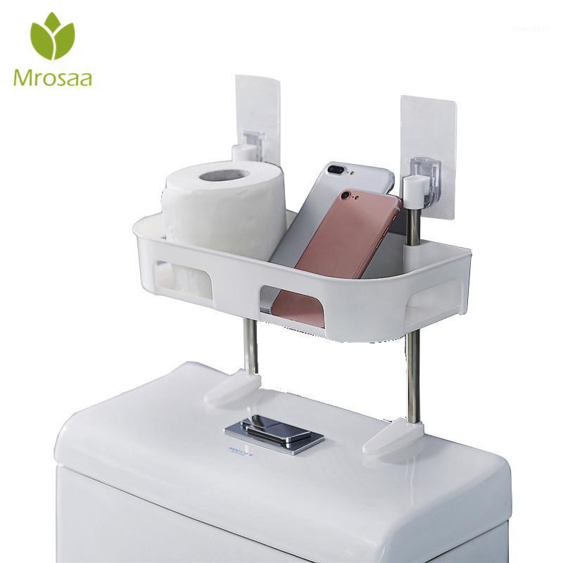 Mrosaa Bathroom Shelves Multi-function Toilet Seat Holder Single Layer Tissue Sundries Storage Rack with 2 Suckers Phone Holder1
Mrosaa Bathroom Shelves Multi-function Toilet Seat Holder Single Layer Tissue Sundries Storage Rack with 2 Suckers Phone Holder1