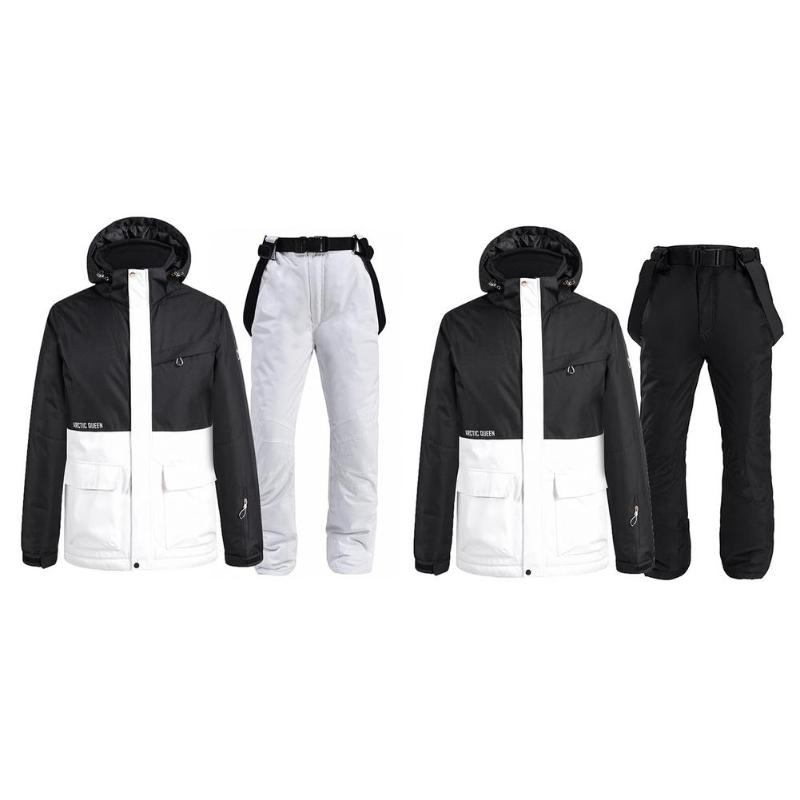 Waterproof Snowsuit With Jacket Pants Windproof Warm Skiing Suit, White 2xl 
Waterproof Snowsuit With Jacket Pants Windproof Warm Skiing Suit, White 2xl