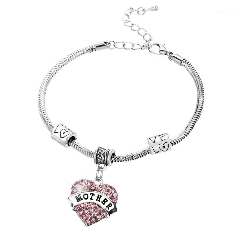 Bespmosp Fashion Mother Daughter Bracelet Crystal Rhinestone Heart Charm Pendant Bangles Lobster Chain Women Jewelry Mom Mommy1
Bespmosp Fashion Mother Daughter Bracelet Crystal Rhinestone Heart Charm Pendant Bangles Lobster Chain Women Jewelry Mom Mommy1