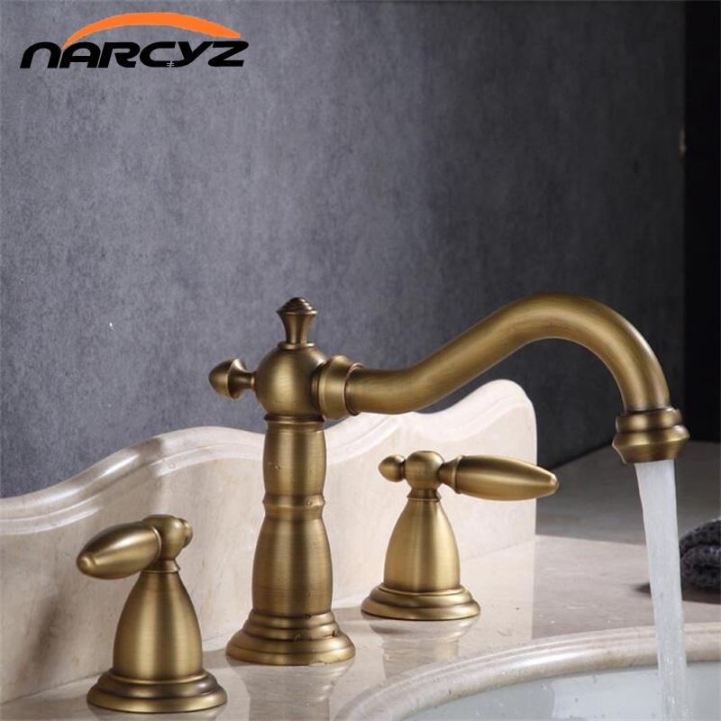 Basin Faucet Black Bronze Solid Brass Faucet Antique European Basin Mixer Double Handle Deck Bathroom Sink Mixer Tap XR8249
Basin Faucet Black Bronze Solid Brass Faucet Antique European Basin Mixer Double Handle Deck Bathroom Sink Mixer Tap XR8249