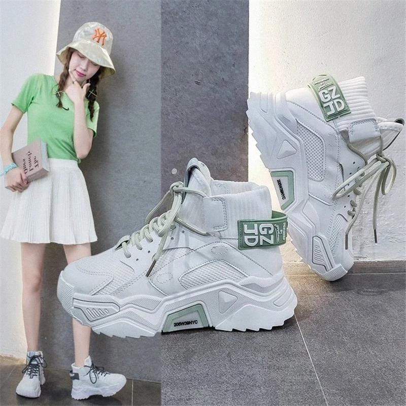 2020 Spring Woman Chunky Sneakers Platform Korean Fashion Female Trainers Designers Women Old Dad Casual Shoes High Quality #IJ7P
2020 Spring Woman Chunky Sneakers Platform Korean Fashion Female Trainers Designers Women Old Dad Casual Shoes High Quality #IJ7P